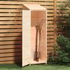 Garden Shed 55 X 52 X 174.5 Cm Solid Spruce Wood