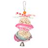 Cake Bird Foraging Toy Edible Soft Boredom Relief Parrot Shredding Chewing Toy for Cockatiel Budgie
