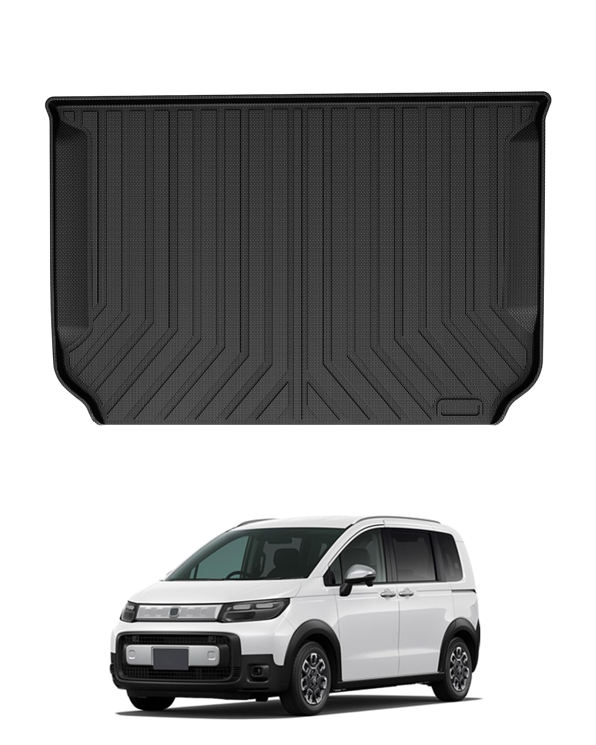 

Mixsuper Новый коврик для багажника Freed серии GT Поддон для багажника Крышка багажника Коврик для верхней части багажника FREED Crosstar CROSSTAR FF Автомобиль Гибридный автомобиль 3D доска для багажника Freed чёрный