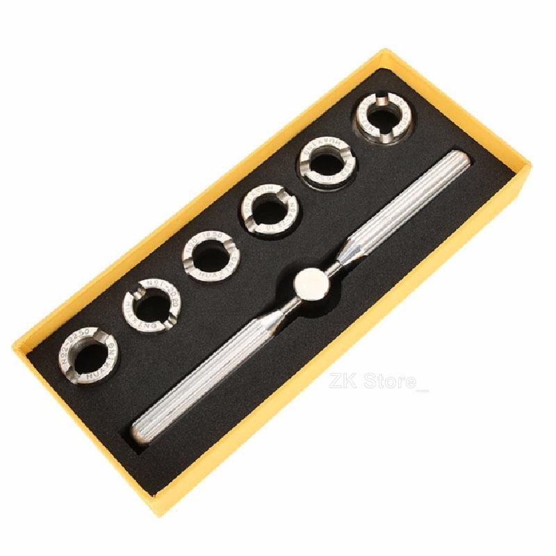 5537 6-head Watch Opener for Rolex for Tudor Watch Opener Repair Tool Kits for Grooved Screw Bottom Gear Opening Watch Back Case