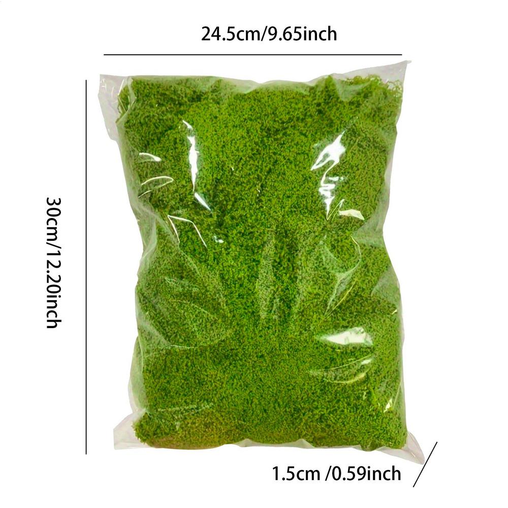 Faux Moss 300g Artificial Green Plants Moss Grass Home Living Room Garden Decoration Mini Landscape Fake Flower DIY Crafts