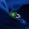 Hot-Selling New Sapphire Ring, Plated With Colored Ruby Emerald Ring Women'S Jewelry