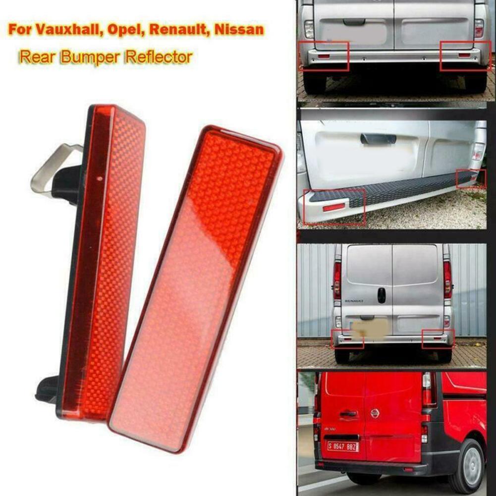 Rear Bumper Reflector Light Brake Lamp For Renault Trafic Master For Nissan Primastar For Opel Vauxhall Movano