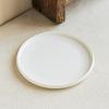 Solid Color Folded Round Plate, Minimalist Ceramic Plate, Household Plate, Vegetable Plate, Restaurant Tableware Plate, Western Plate, Steak Plate.