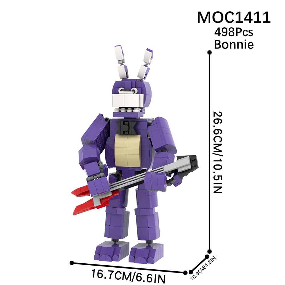 

MOOXI Набор для хоррор-игры MOC Кирпичики Киносцены Фигурки медведей Строительные блоки Детские образовательные игрушки для детей Подарок на день рождения