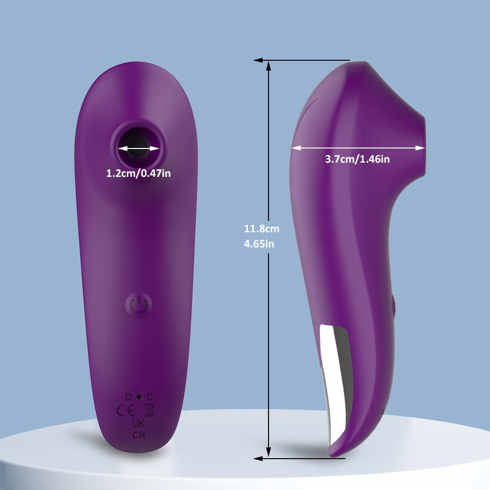 1pc Ultimate Clit Sucker Vibrator - 5 Intense Sucking Modes for Nipple & Clitoris - Realistic Oral Simulation Adult Toy - Womens Sensual