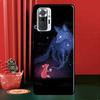 Watercolor Painting The Fox Case For Xiaomi Redmi Note 12 Pro 11 9 8 10 Pro 9S 10S 11S 12S Redmi 12C 9C 10A 10C Cover