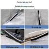 Long Handle Crevice Brush for Bathroom, Toilet, Kitchen Tile, and Window Seam Cleaning - Hard Bristle Dust Brush.