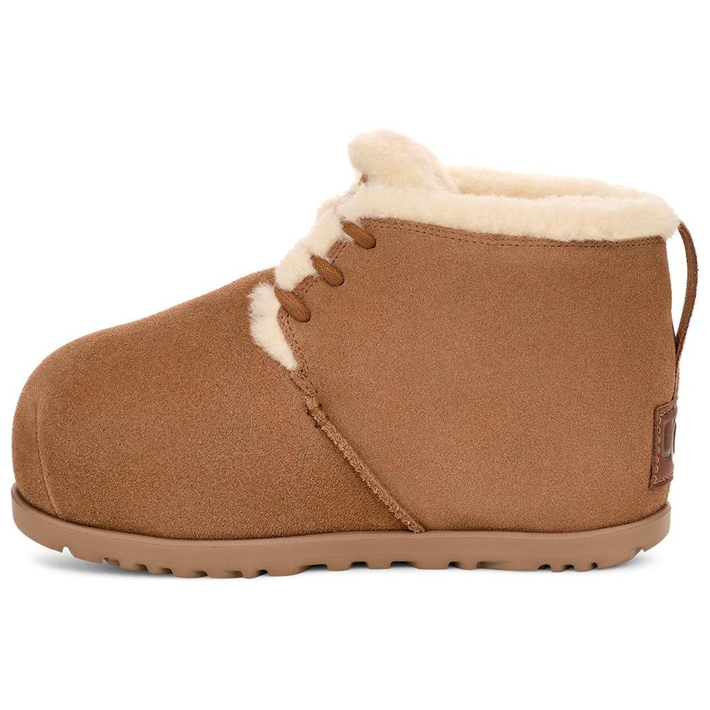 UGG  Pumped Lace Up Chestnut Women Sneakers Brown 1158261-CHE