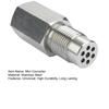 Universal Mini Catalytic Converter Rustproof Corrosion Resistant Easy Installation Sensor Connector Car