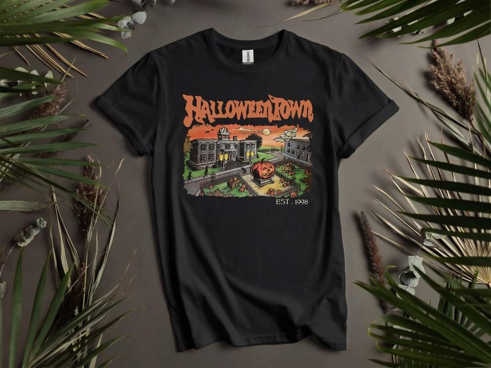 Halloween Town Est 1998 Pumpkin T-shirt T Shirt Men Women Unisex Tshirt K895