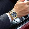 POEDAGAR Top Fashion Man Clock Business Waterproof Luminous Date Week Wristwatch Quartz Stainless Steel Casual Watches