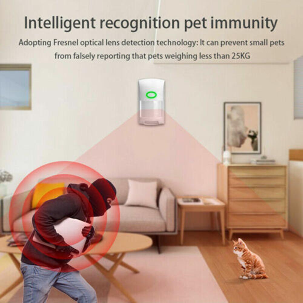 Smarts WiFi Infrared Detector Alarm Ultra-Long Standby Time Sensor Alarm For Apartments Alert