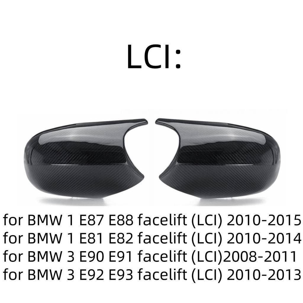 Replacemen Rear View Mirror Cover Caps For BMW 3 Series E81 E82 E87 E88 E90 E91 E92 E93 2005-2013 Side Wing Mirror Cap