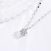 Six-claw single diamond necklace women's niche exquisite light luxury high-end sense versatile ins necklace