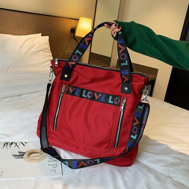 

Фітнес-нейлоновий тренувальний плече для подорожей водонепроникний килимок для йоги Gymtas Sporttas Sac De Sport Tas Bag червоний