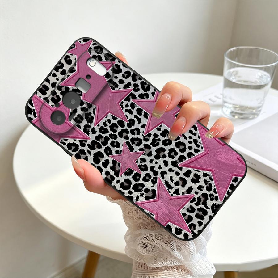 Pink Glitter Leopard Case for Google Pixel 11 pro 9a 10 9 Pro XL 8a 7a 6a 6 7 8 Pro 11ProXL 10a Funda Phone Cover
