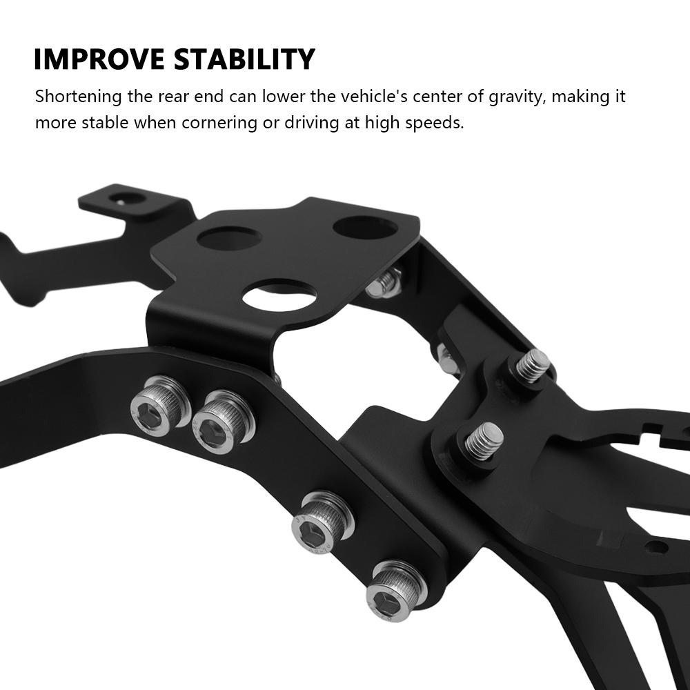 For DAX ST125 DAX125 2024 2023 2022 Tail Tidy Fender Eliminator Short Rear TAIL License Plate Bracket Registration Number Frame