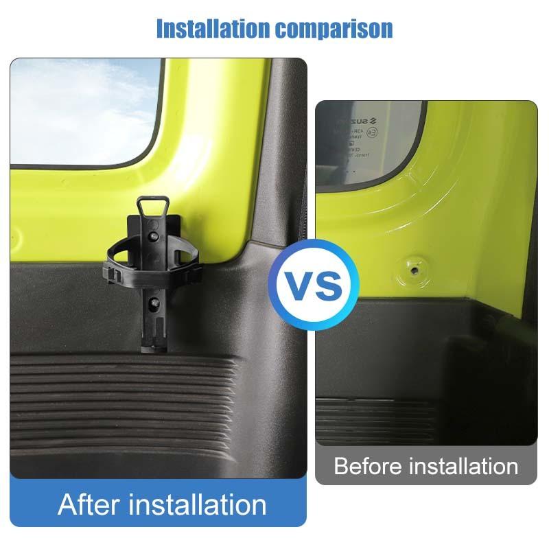 Uchwyt na kubek gaśnicy samochodowej do Suzuki Jimny 2019 w górę Wersja 2-drzwiowa Akcesoria wewnętrzne