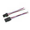 Male/male Triple Cavity Shroud 3-Pin3 Bar GM Map Sensor Connector Plug W/6" Wire
