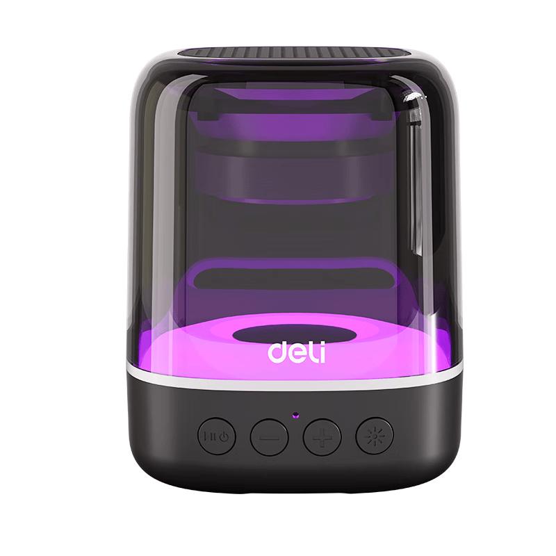 

Deli MG500 Mini Portable Bluetooth 6.0 Speaker with RGB Lights (CN version)
