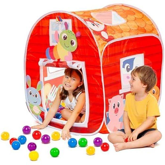 Tente de Camping - Ferme Molto - Centre de Jeux - 25 balles - Multicolore - 24 mois et plus