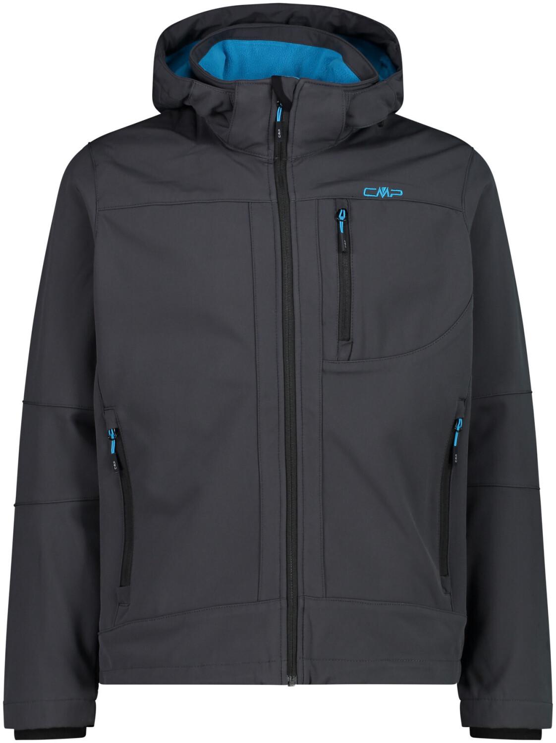 

Куртка CMP мужская софтшелл с отстегивающимся капюшоном (3A01787N) антрацит/реф 56