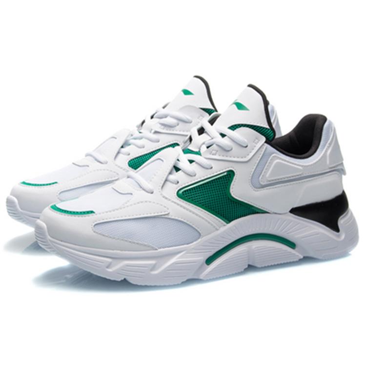 New LiNing Li Ning Running Collection Durable Breathable Low-Top Running Shoes Men's White ARHQ093-1