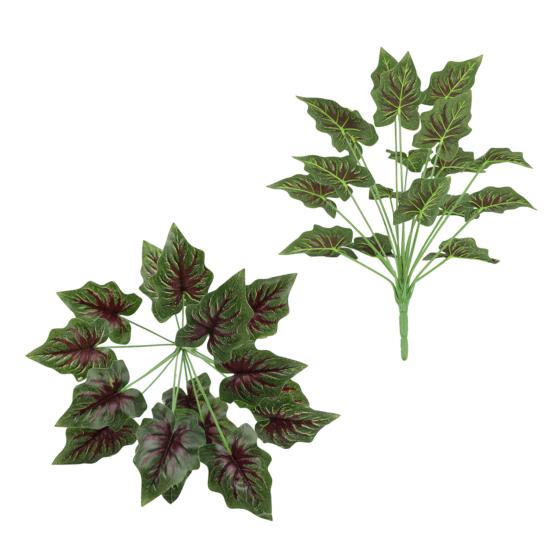 Artificial Green Plants 18 Fork UV Resistant Realistic Fake Monstera Greenery Wedding Party Indoor Outdoor Garden Faux Plants Decoration