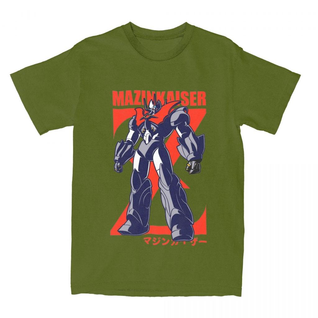 221 Mazinkaiser Full TShirts for Men Women Mazinger Z Humor 100 Cotton Tees Crewneck Short Sleeve T Shirts New Arrival Tops