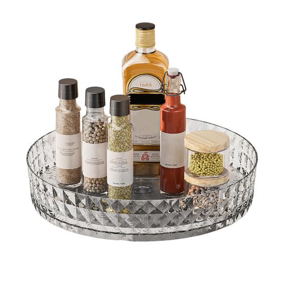 Органайзер Lazy Susan Вращающийся Прозрачный Многоцелевой Настольный Спецовник Косметический