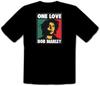 BOB MARLEY ONE LOVE Reggae Rock Rules Black FUN T-shirt -066-