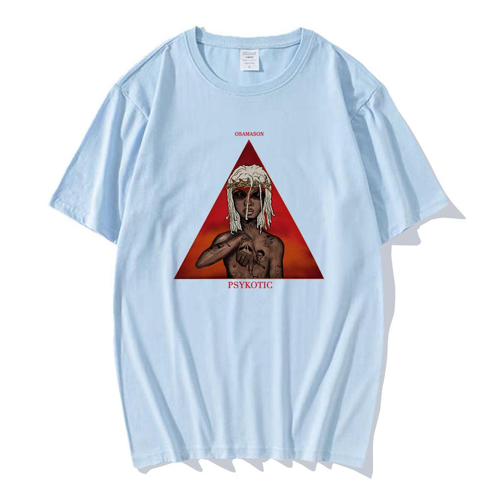OsamaSon Psykotic Tshirts Album Graphic Printing Tees Short Sleeve Cotton Men/Women T-shirt Unisex Streetwear Fashion Shirt