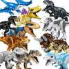 59 Types Big Size Jurassic World Park Dinosaurs Figures Bricks Assemble Building Blocks Toys Tyrannosaurus Rex For Children Gift