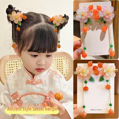 Kinderprinzessin-Quastenhaarnadel - Hanfu-Kopfschmuck im antiken Stil