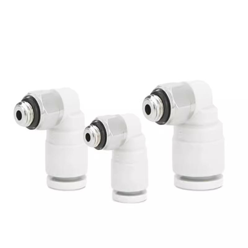 SMC Pneumatic Mini Right Angle Elbow Push-to-Connect Fitting KJL Series