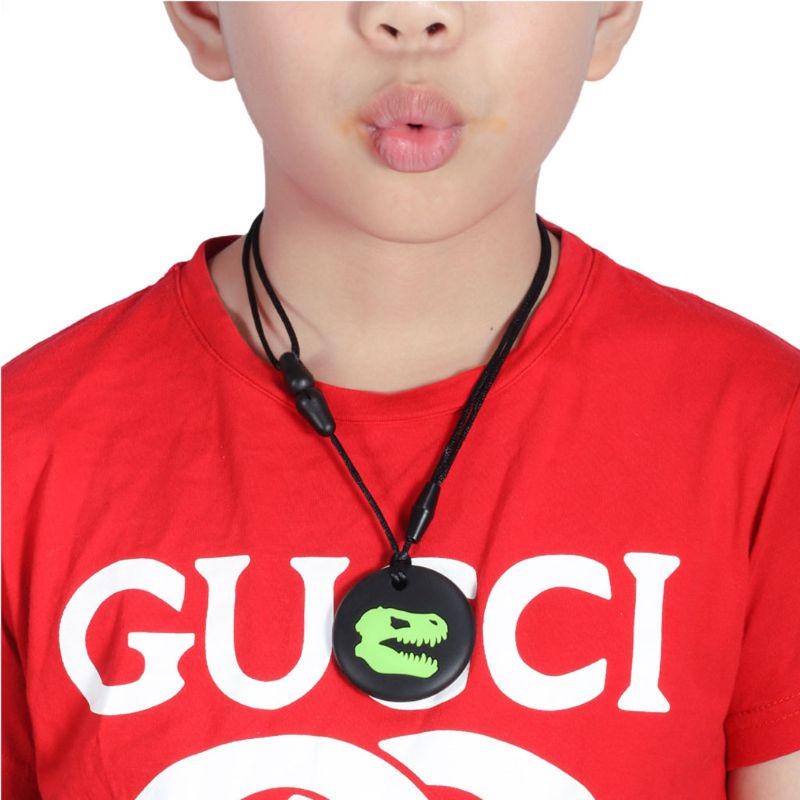 Chewable Necklace for Kids Teething Toys Designed for Autism Sensory Teether Toy