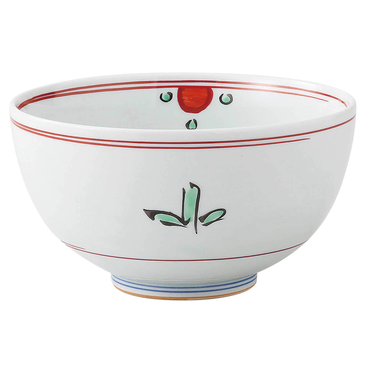 

Hamato Hasami Ware Kogyokutouen Multi-Purpose Bowl, 15cm, Tenkei Sagi-e (Sagi-e Design), White, 140594