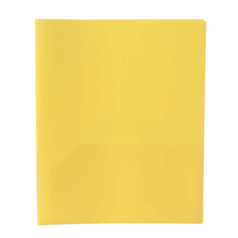 Fashion A4 File Folder with Pockets PP Folding Folders Large Capacity Multi-color Double Sided Pocket Folder Students