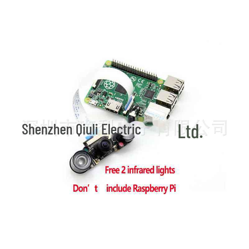 Raspberry Pi NoIR Night Vision Fisheye Camera, 160° Wide Angle, for 3B/4B Models