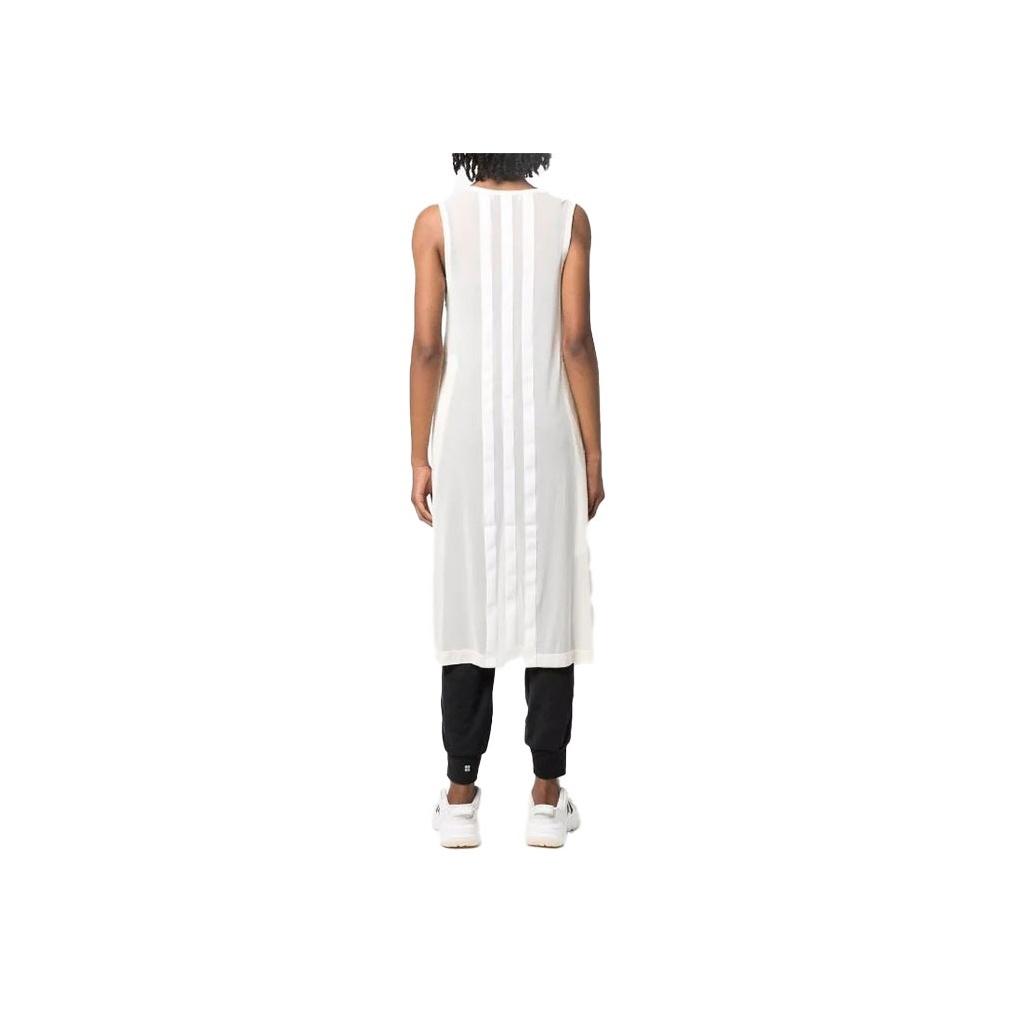 Y-3 Ss22 U-Neck Long Wide Strap Vest Women Tops White HG6115