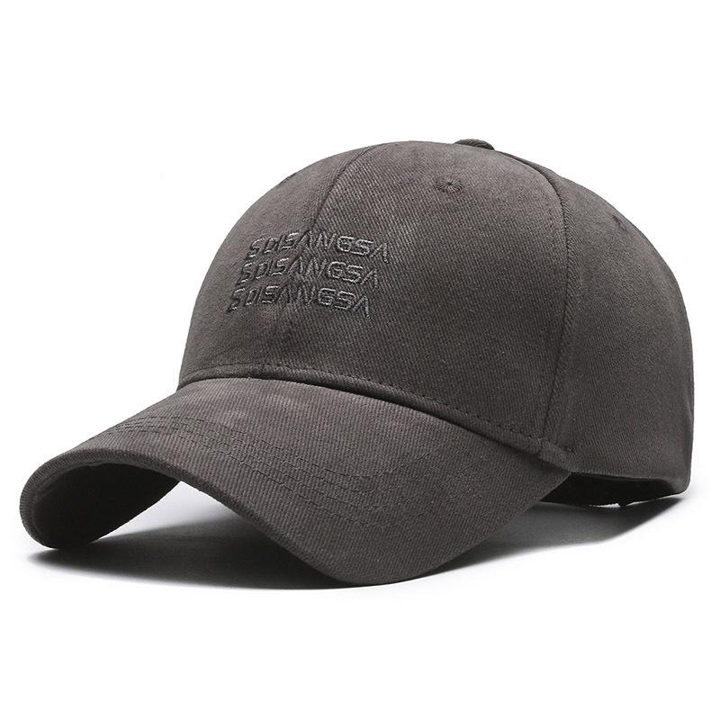 Damen Baseballkappe Retro Sonnenschutz Kappe Herren Große Kopf Kappe Sonnenhut