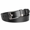 Men's vintage pin buckle belt, men's casual business simple PU leather, young and middle-aged fashionable versatile belt for men