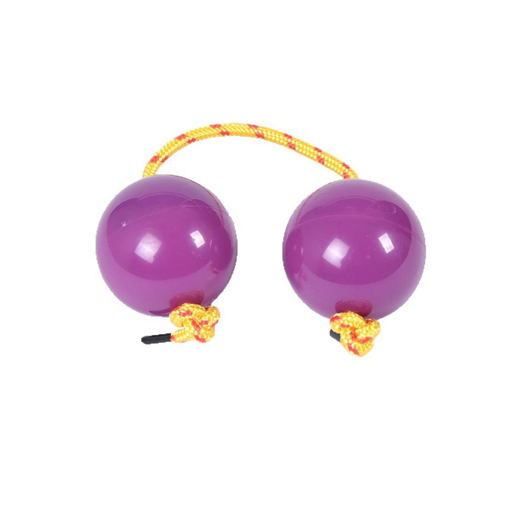 1 Pair Sand Egg Asalato African Shakers Fingertip Abs Sand Ball Kashaka Instrument for Adults Beginners