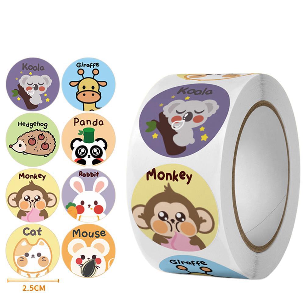 High-Standard 500Pcs/Roll High-Standard Reward Premium-Quality Stickers Top-Grade For Youngsters Top-Grade Children Superior-Grade Kindergarten