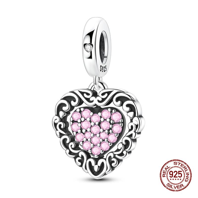 Original Charm Copper Valentine'S Day Special Edition Charms Bead Fits 3Mm Original Bracelet For Women Diy Jewelry Gifts New