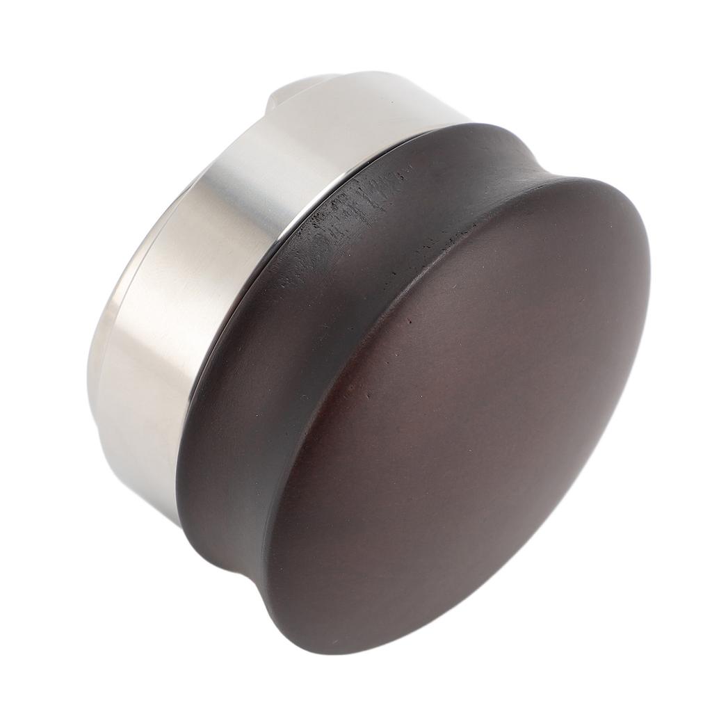 58mm Valnötsträ Kaffepress Kaffepressverktyg Balans Kaffepulverpress för Kaffe