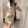 Colorful Plaid Skirt for Women College Style High Waisted A-line Short Skirts Spring Ladies' Korean Style Chic Clothing