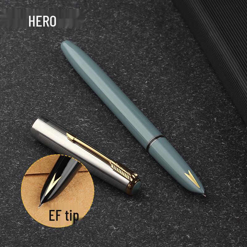 HERO 616S Metal Hooded Nib Fountain Pen EF Hooded Nib озеро синий