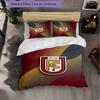 Biancheria da Letto a Tema Union Berlin FC Set 3 Pezzi Copripiumino Biancheria da Letto Decorativa per Camera Adolescenti Decorazione Casa